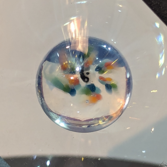 UV Backed Color Burst Marble featuring Brad B Yin Yang Millie