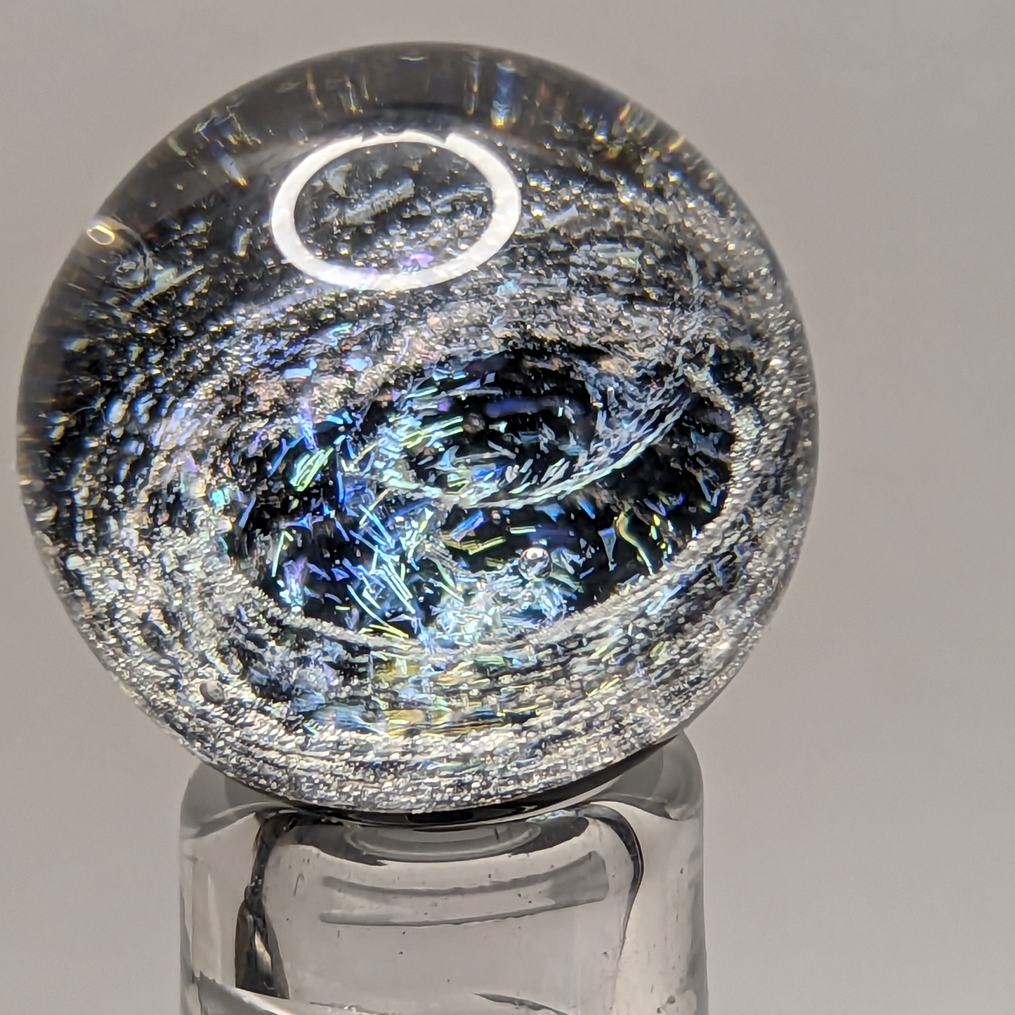 Dichro Galaxy Marble and Pendant Set