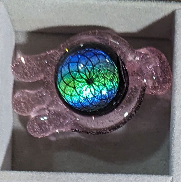 Geo Drippy Drop Pendy #02