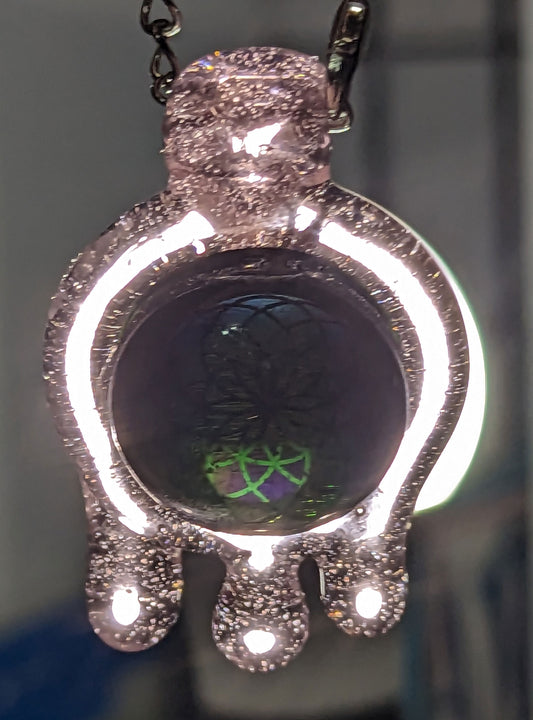 Geo Drippy Drop Pendy #02