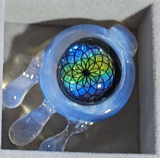 Geo Drippy Drop Pendy #3