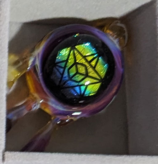 Geo Drippy Drop Pendy #05