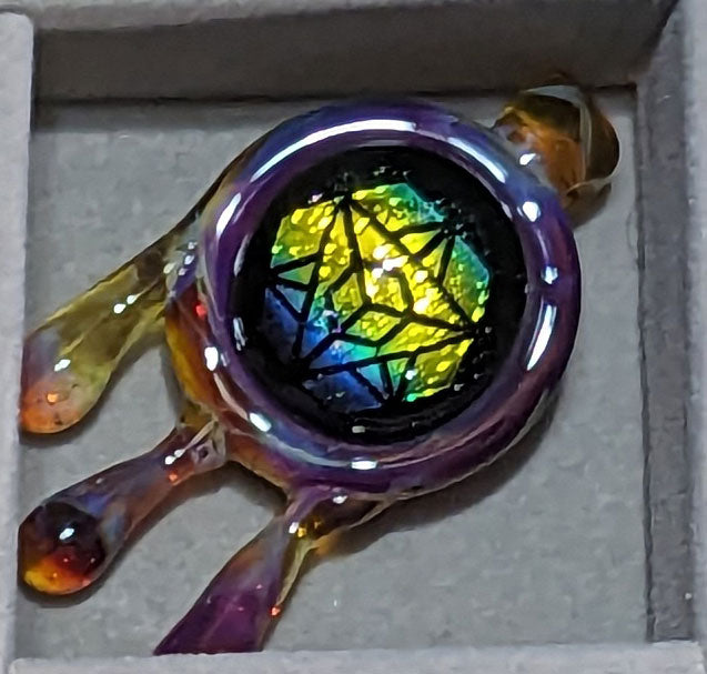 Geo Drippy Drop Pendy #05