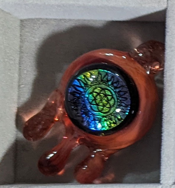 Geo Drippy Drop Pendy #07