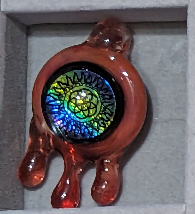 Geo Drippy Drop Pendy #7