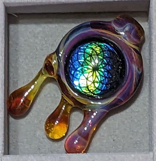 Geo Drippy Drop Pendy #09