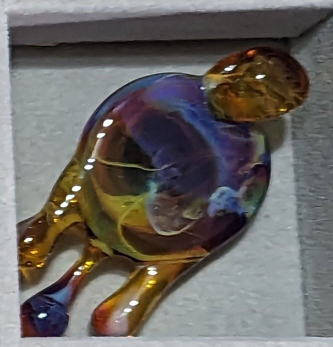 Geo Drippy Drop Pendy #12