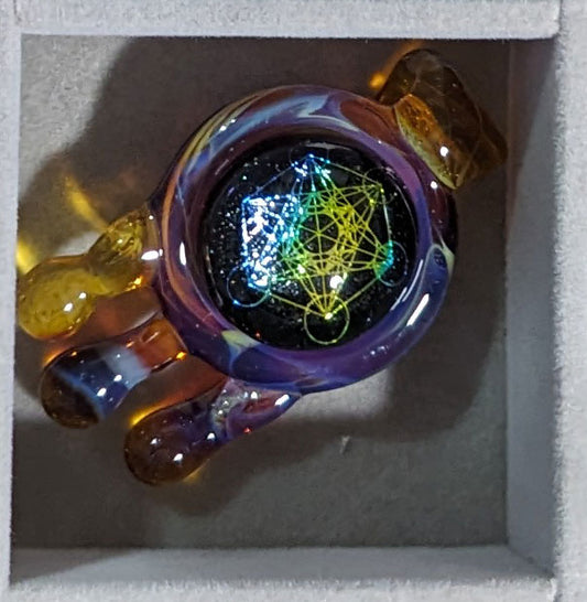 Geo Drippy Drop Pendy #15