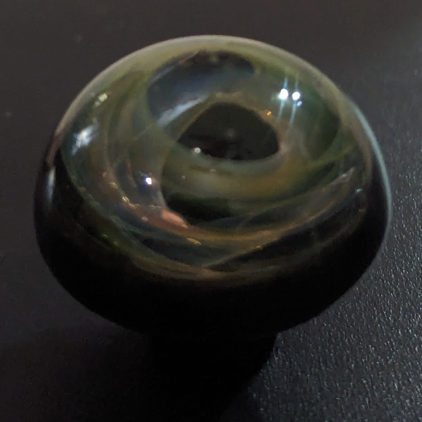 Gold and Silver Fumed Swirl Slurper Set