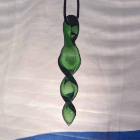Green Twist Dabber / Pendant