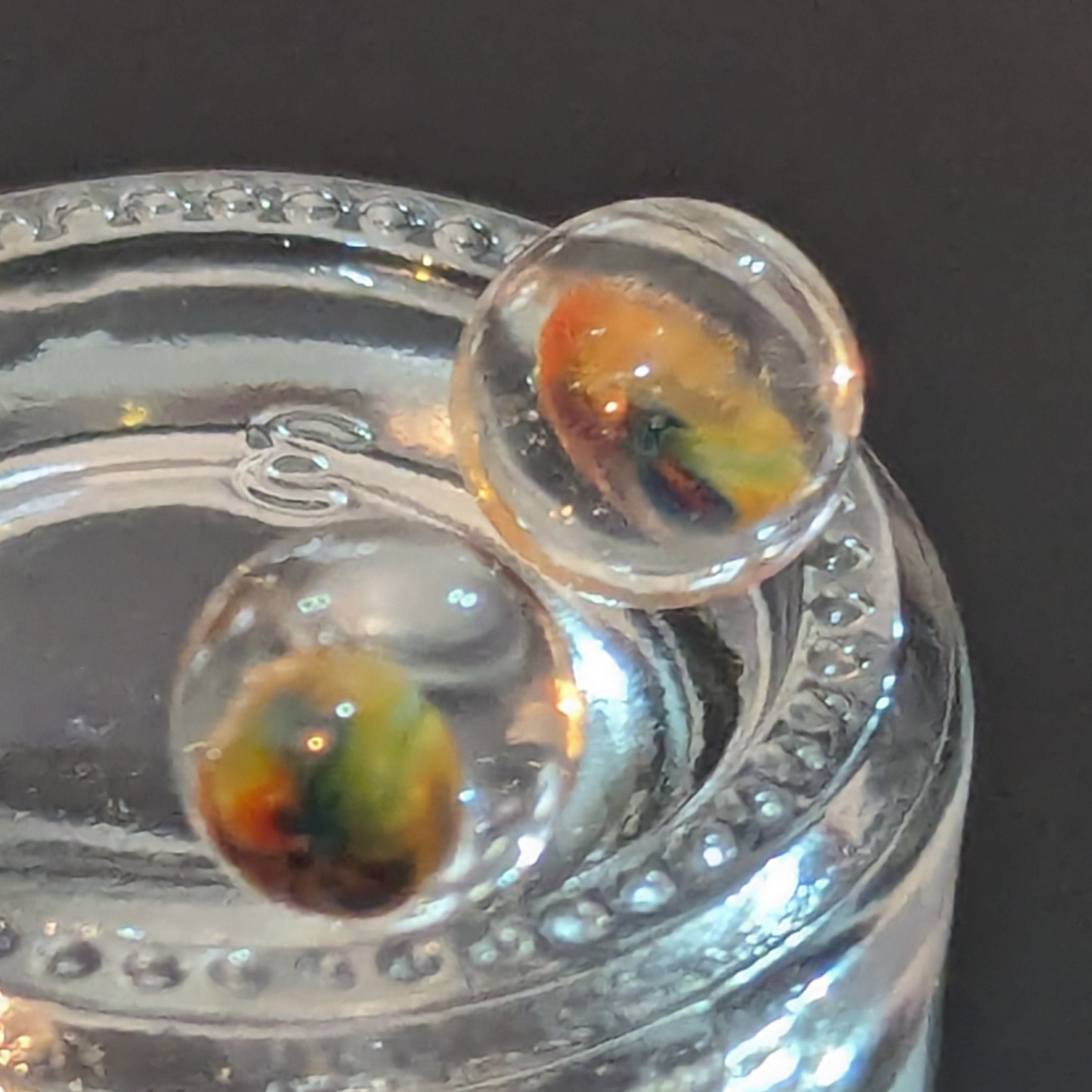 Terp Pearl Pair - Inverted Rainbow Cluster 01