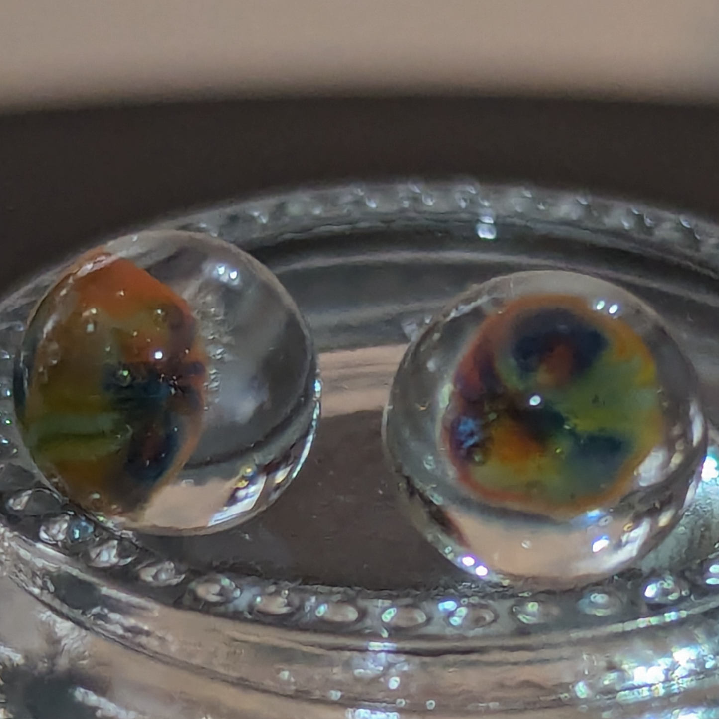 Terp Pearl Pair - Inverted Rainbow Cluster 01