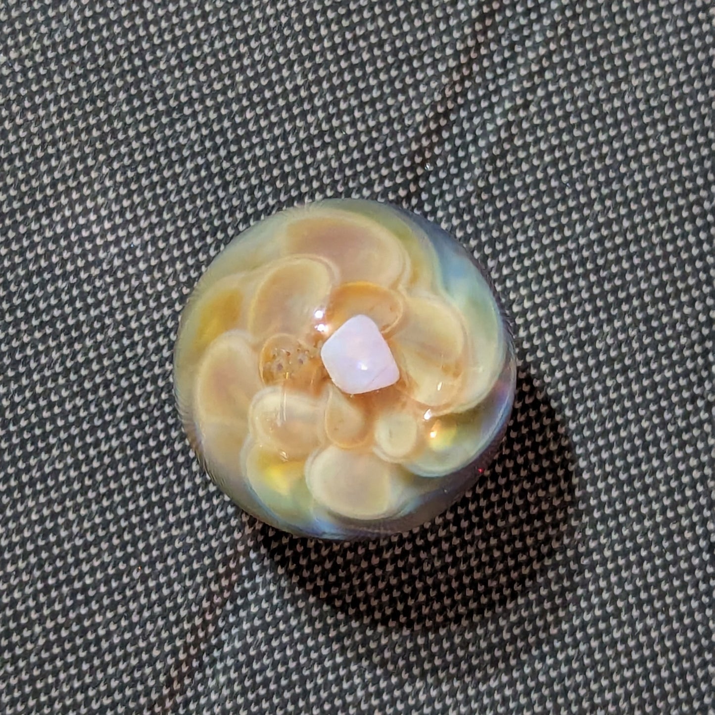Loki's Lipstick Dot Swirl Marble and Pendant Set