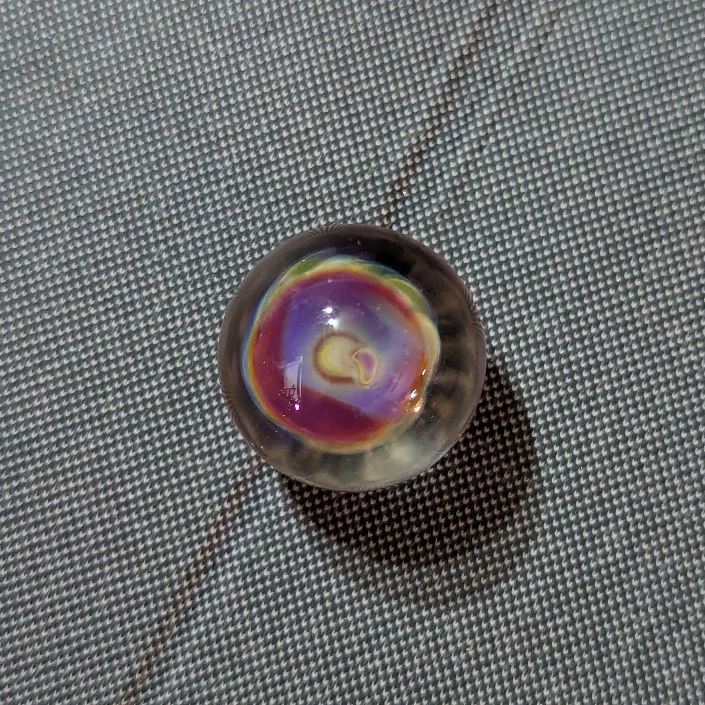 Loki's Lipstick Dot Swirl Marble and Pendant Set