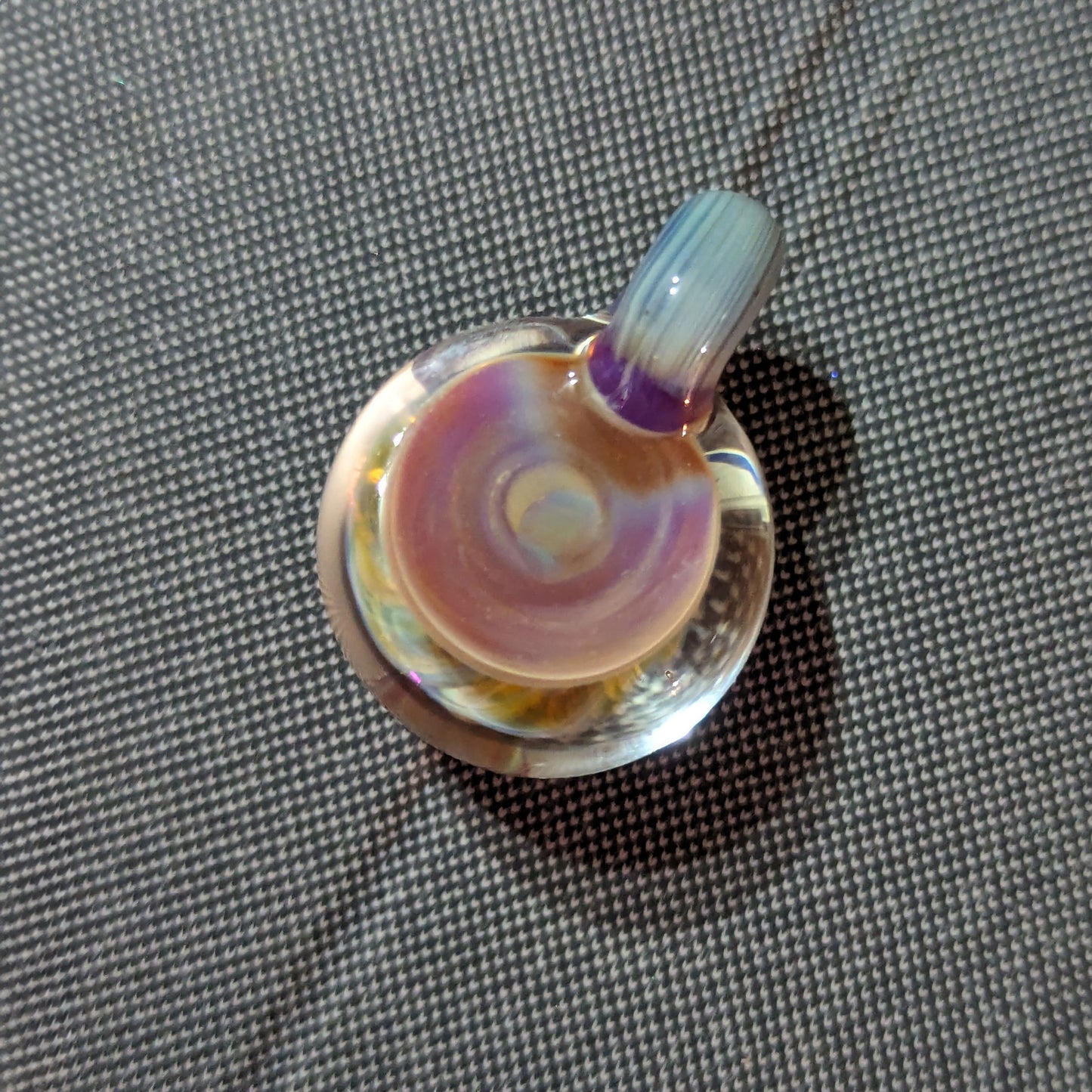 Loki's Lipstick Dot Swirl Marble and Pendant Set