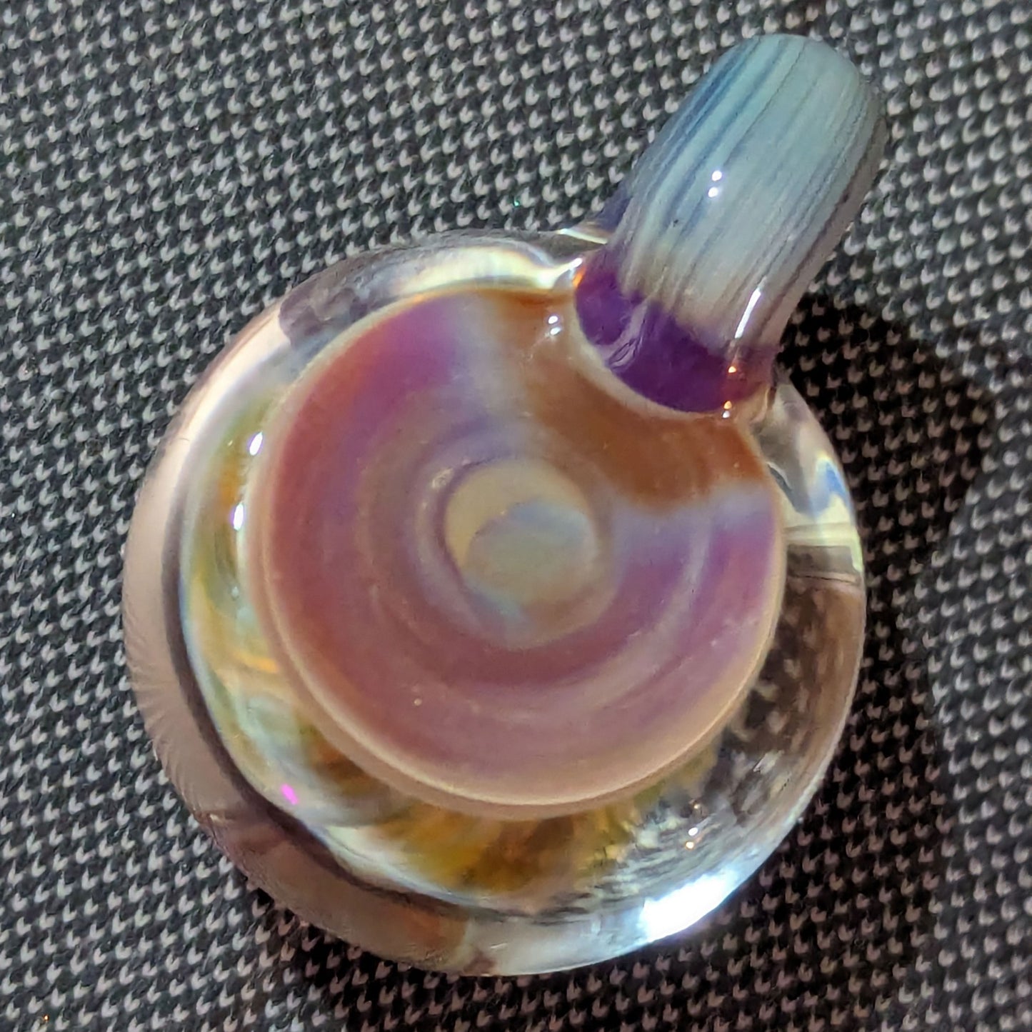 Loki's Lipstick Dot Swirl Marble and Pendant Set