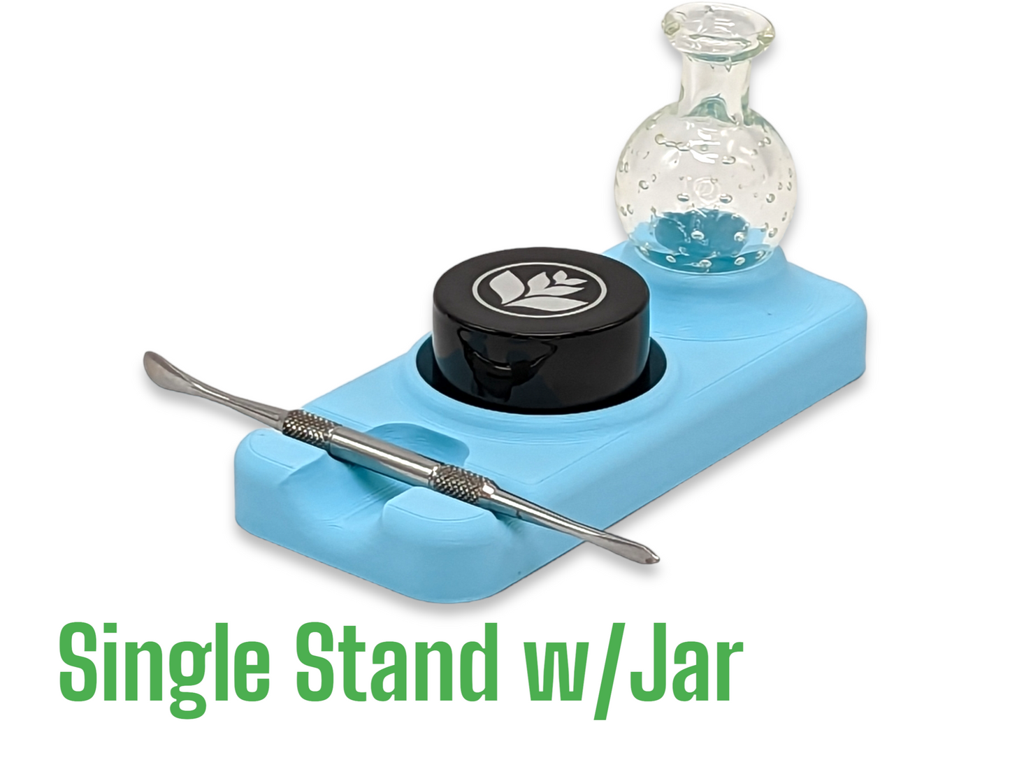 Dab Stand with Carb Cap, Tool and Jar/Pearl Holders
