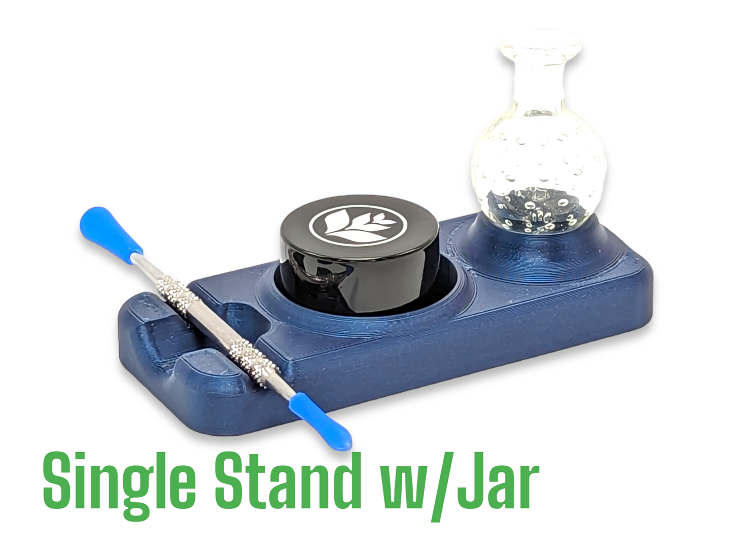 Dab Stand with Carb Cap, Tool and Jar/Pearl Holders