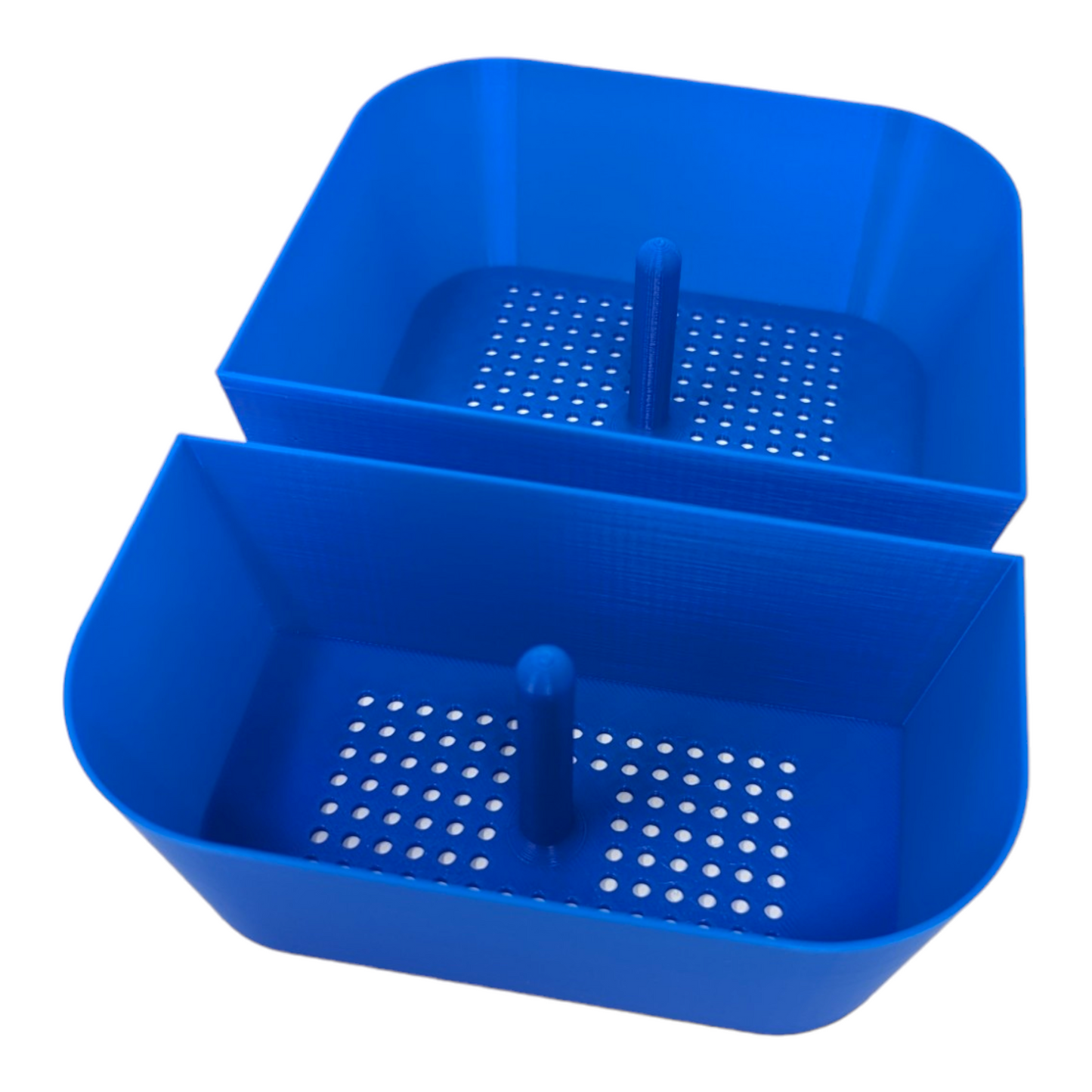 Glass ISO Station w/ Divider (2 Baskets)