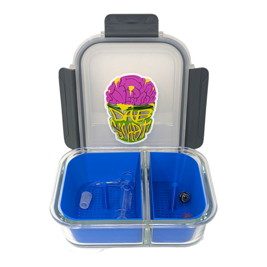 Glass ISO Station w/ Divider (2 Baskets)