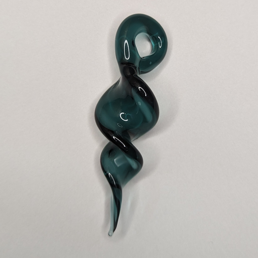 Teal Twist Dabber / Pendant