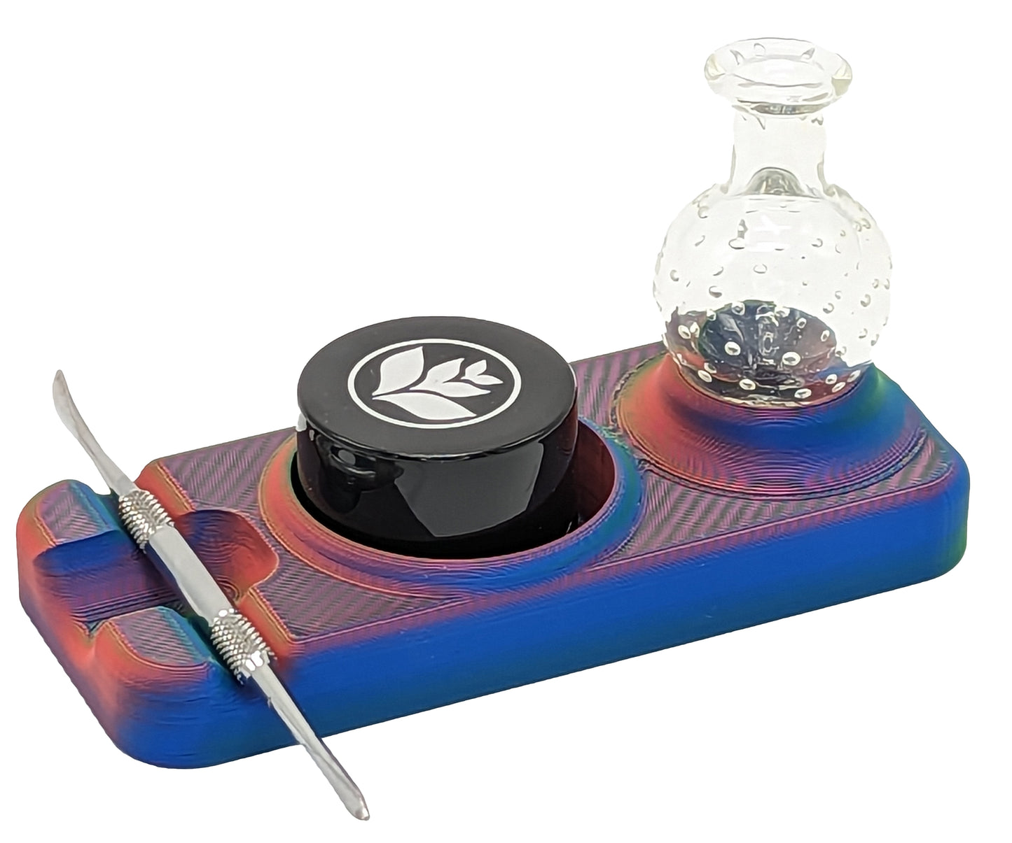 Dab Stand with Carb Cap, Tool and Jar/Pearl Holders