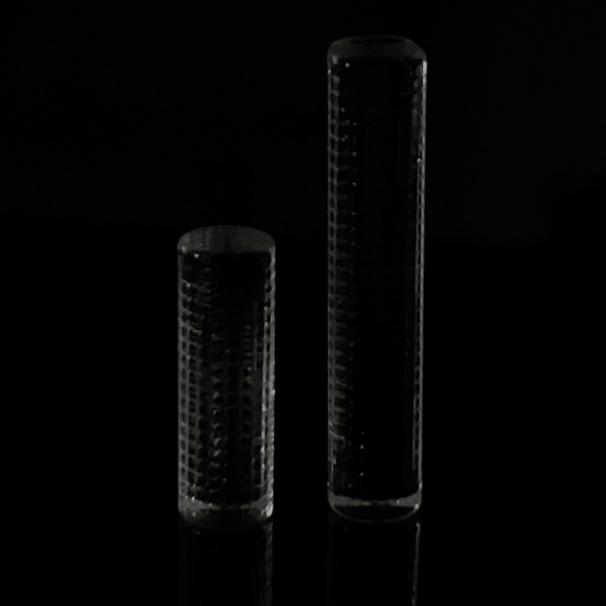Solid Quartz Pillar (Etched)
