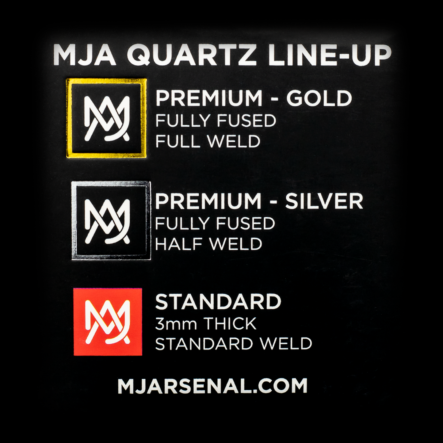MJA Premium Full Weld Cold Start Opaque Banger