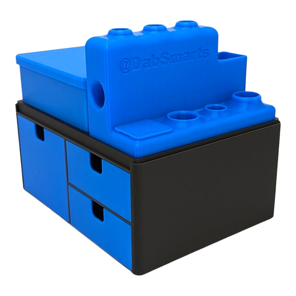 3 Drawer System Topped w/ ISO Station and Mini-Bar