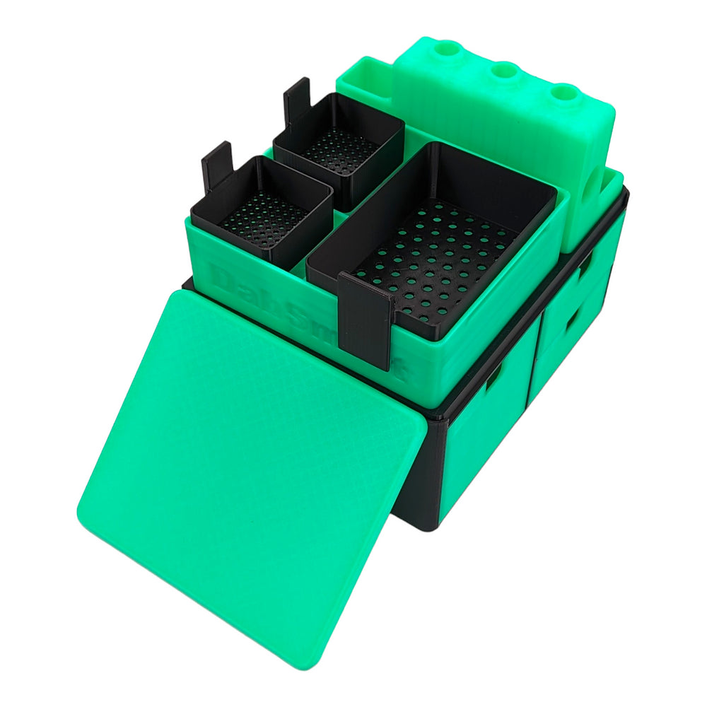 3 Drawer System Topped w/ ISO Station and Mini-Bar