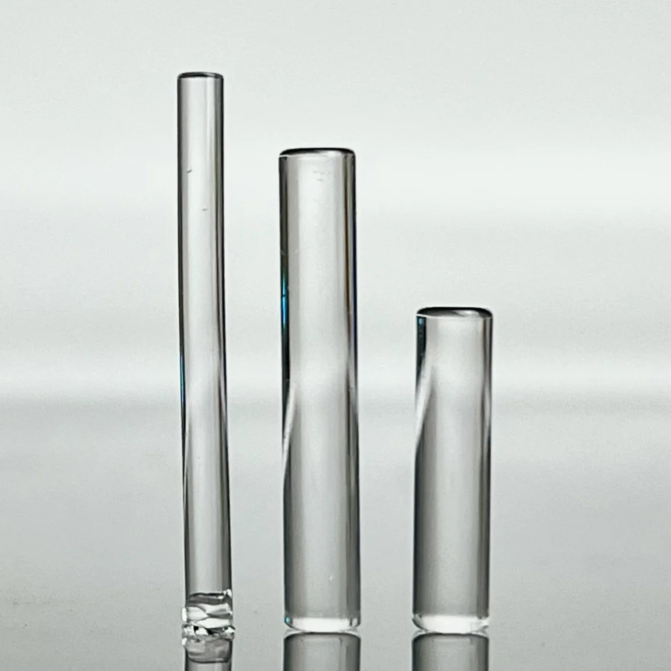 Solid Quartz Pillar (Flattened Ends)