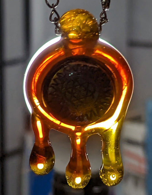 Geo Drippy Drop Pendy #1