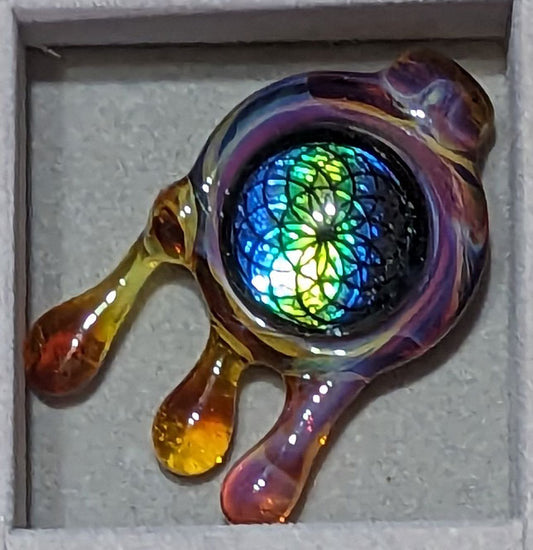 Geo Drippy Drop Pendy #9