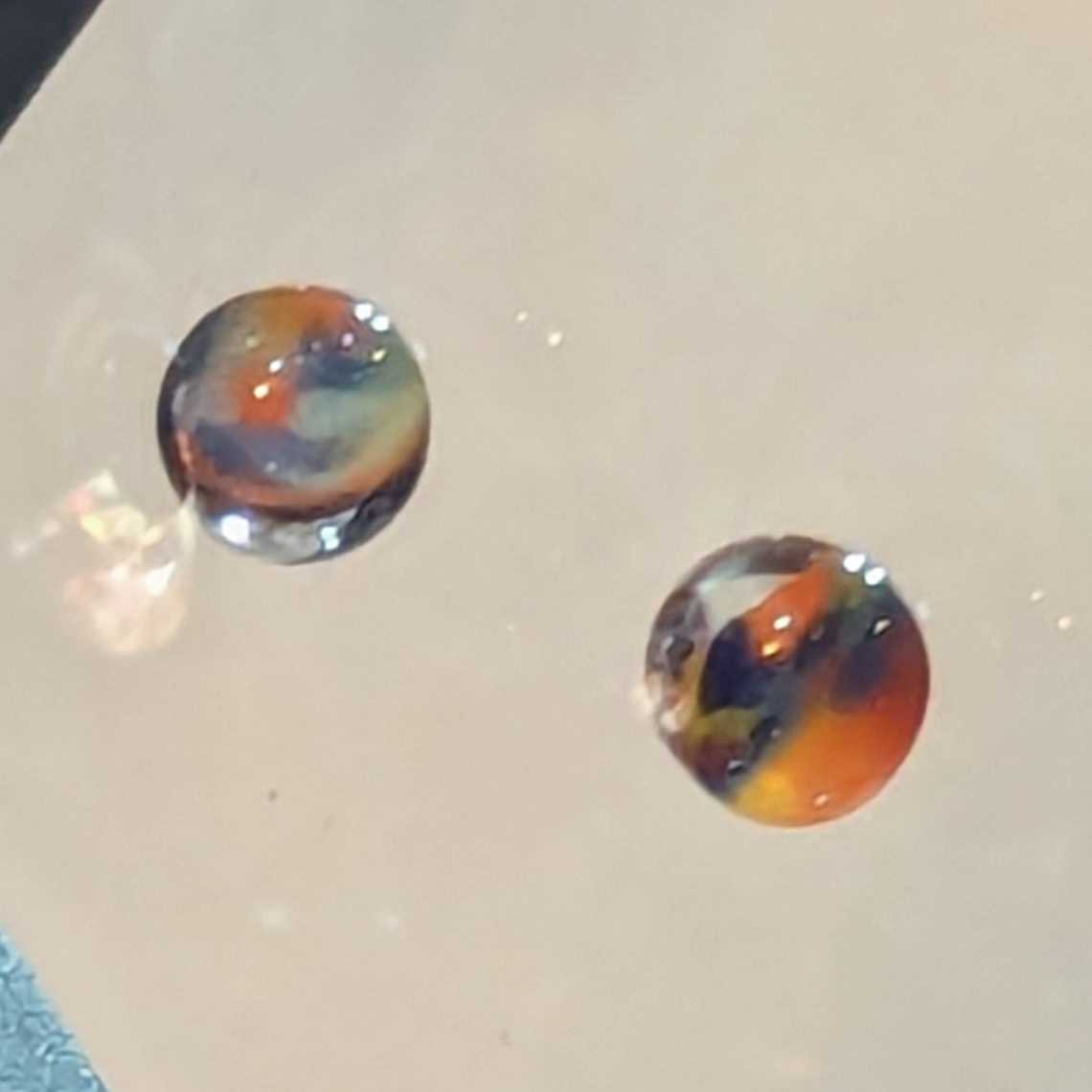 Terp Pearl Pair - Inverted Rainbow Cluster 03