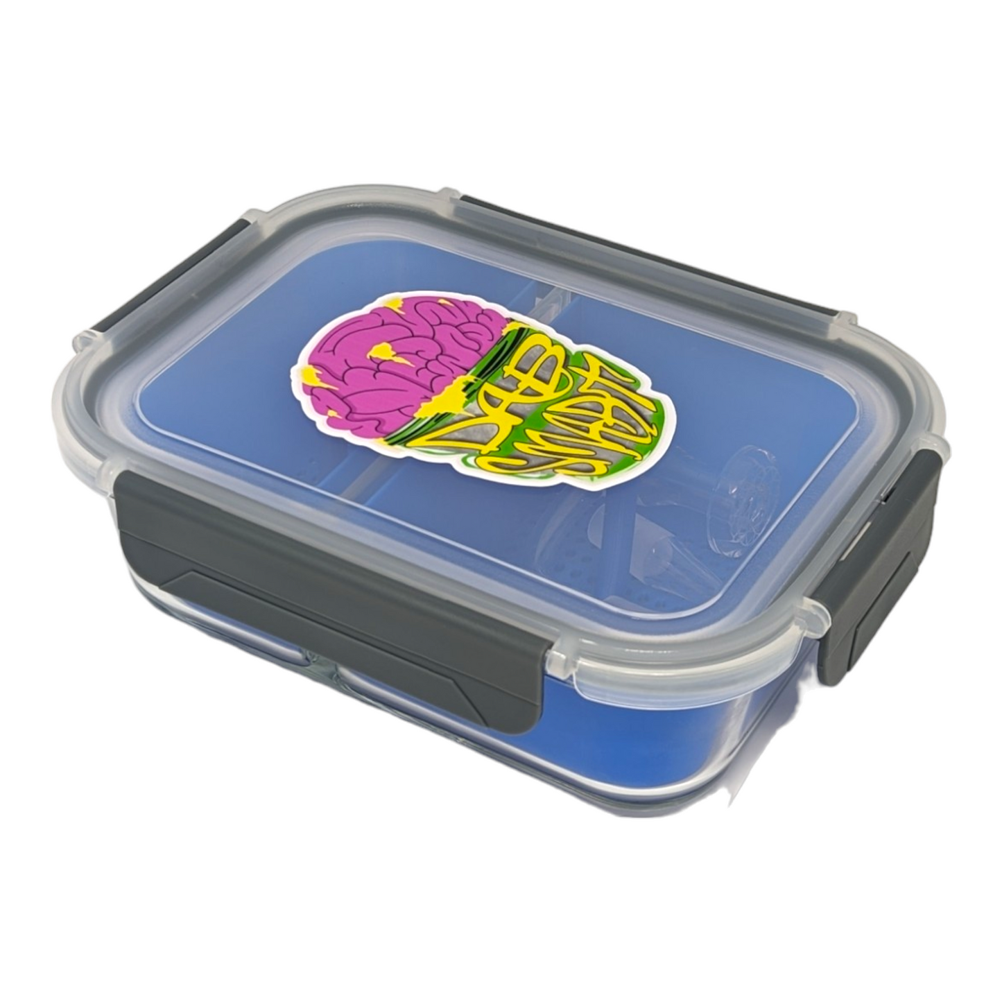 Glass ISO Station w/ Divider (2 Baskets)