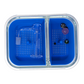 Glass ISO Station w/ Divider (2 Baskets)