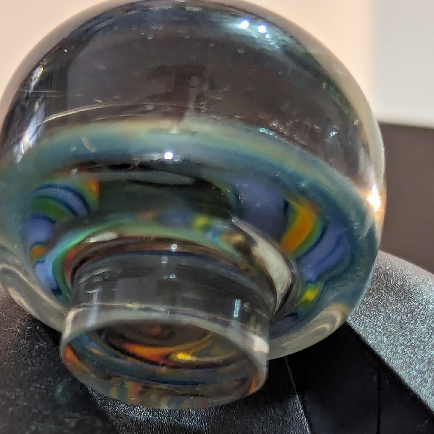 Sparkled Rainbow Wig-Wag Slurper Cap