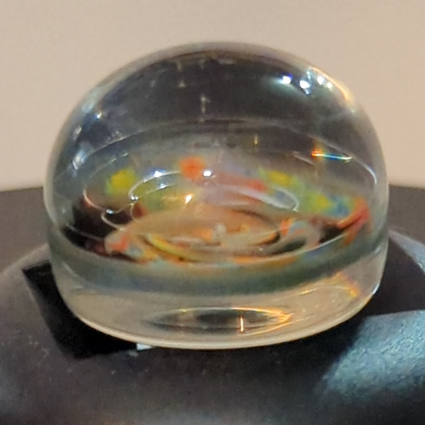 Sparkled Rainbow Wig-Wag Slurper Cap