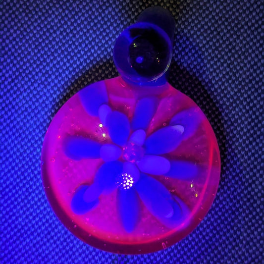 UV Backed Implosion Pendant w/ Millie in Bail