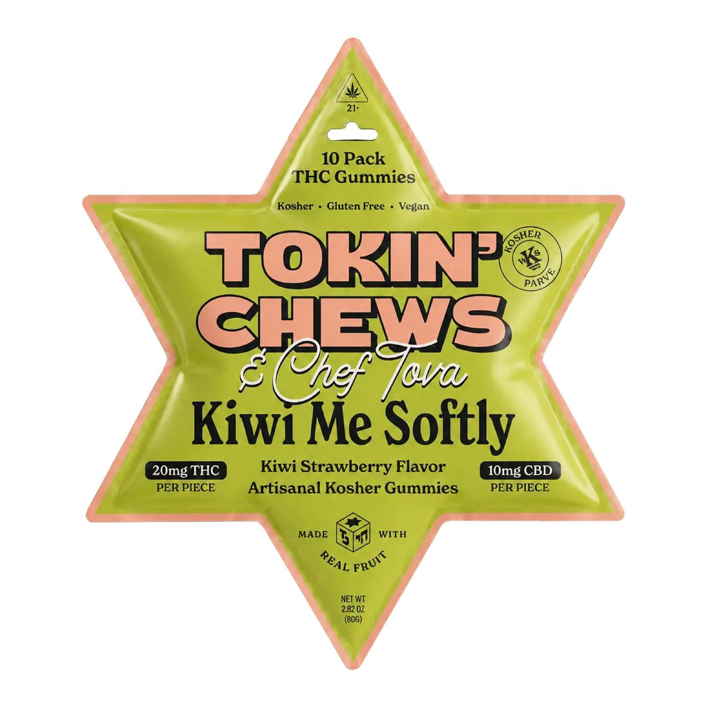 Tokin' Chews - Kiwi Me Softly (Kiwi Strawberry)