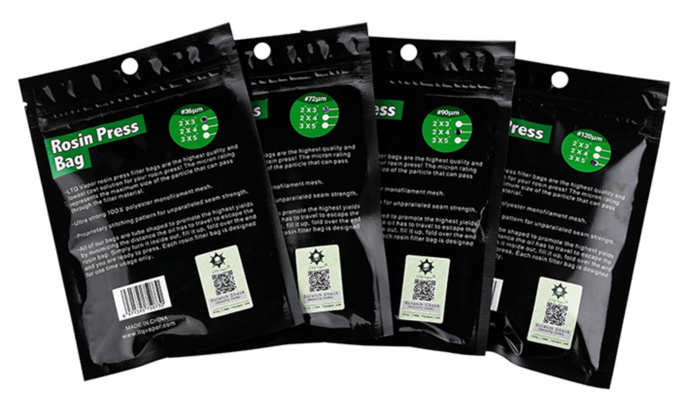 LTQ Rosin Press Mesh Filter Bags