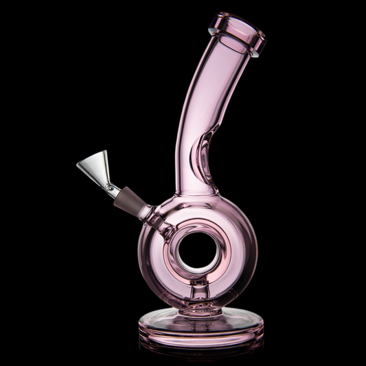 Saturn Mini Pink Water Pipe (Orbital Series) - LE